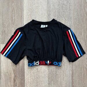 Adidas Primeblue Cropped Tee Size XS